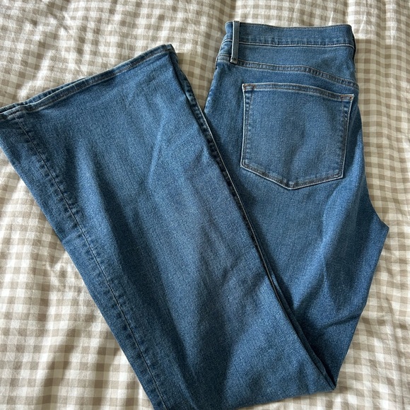 J. Crew Full Length Flare Blue Jeans - Picture 1 of 4